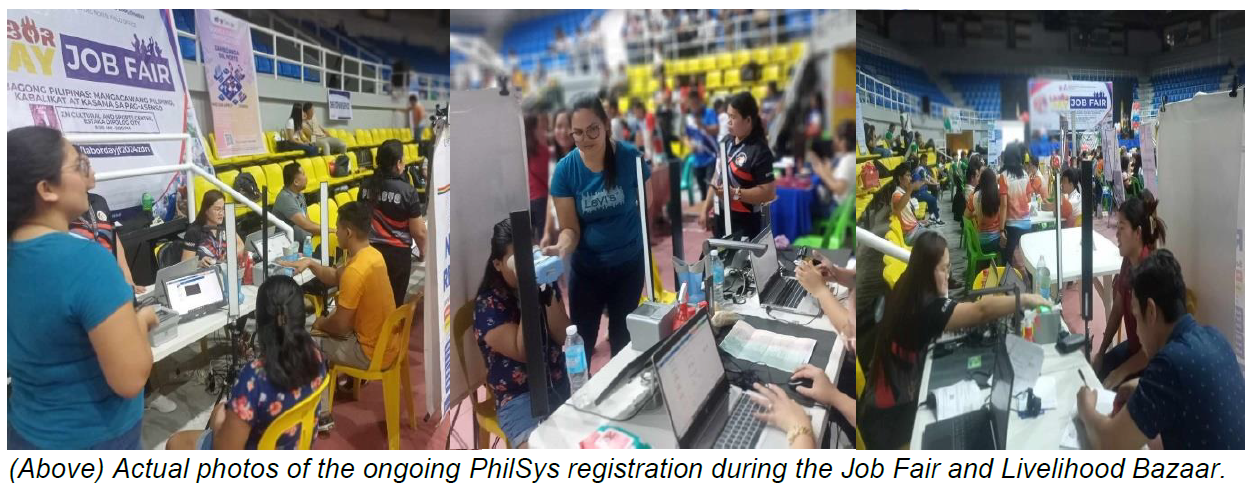 PSA PhilSys Participates In Zamboanga Del Norte’s Job Fair And Livelihood Bazaar