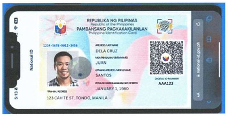 Digital National ID, A Valid and Sufficient Proof of Identity