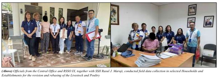 PSA-CO and RSSO9 Officials Conducted a Survey for Revision and Rebasing for the Livestock and Poultry Survey in Zamboanga del Norte