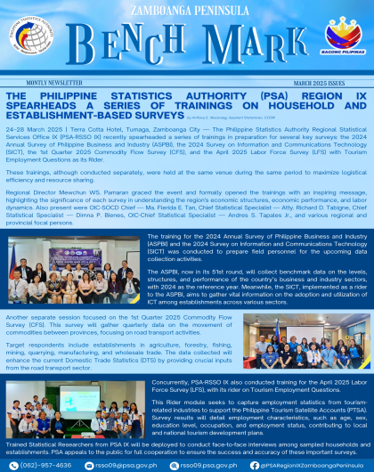 Zamboanga Peninsula Benchmark Newsletter - March 2025