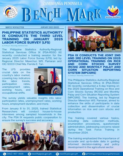 Zamboanga Peninsula Benchmark Newsletter - January 2025
