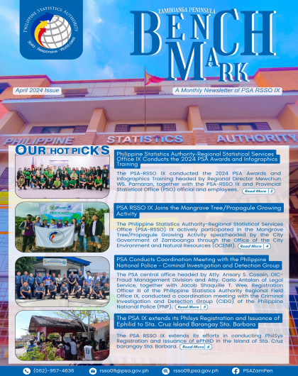 Zamboanga Peninsula Benchmark Newsletter - April 2024