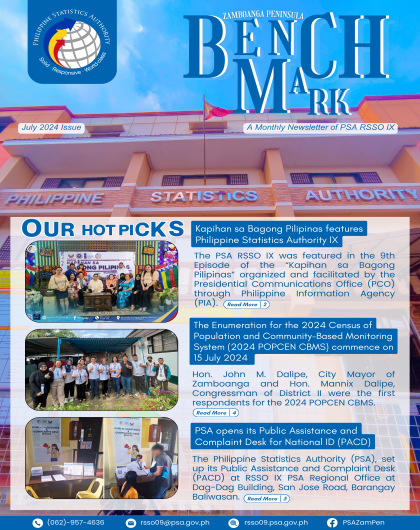 Zamboanga Peninsula Benchmark Newsletter - July 2024